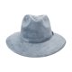 thumbnail image 3 of Sombrero Unisex Azul Mezclilla Gamuzina Gamuza Sintetica Indiana M Nueva Imagen, 3 of 5