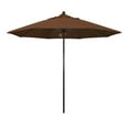 thumbnail image 1 of California Umbrella Oceanside Series Patio Market Umbrella in Olefin with Black Fiberglass Pole Fiberglass Ribs Push Lift, 1 of 5