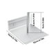 thumbnail image 4 of Advancent Estante frontal de espejo anticorrosivo liso para cocina, hogar, baño, rollo de papel sin clavos, soportes de soporte, accesorios Juegos de accesorios de baño Plata Advancent HA010224-02B, 4 of 6