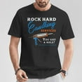 thumbnail image 2 of Rock Hard Caulking Services Saying Adult Humor Men T-Shirt, Funny Graphic Tee, Sarcastic Construction Shirt, Humorous Work Apparel, Bold Statement Shirt for Men, 2 of 3