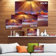 thumbnail image 3 of Paysage Alien au Coucher du Soleil - Impression sur Toile, 3 of 4
