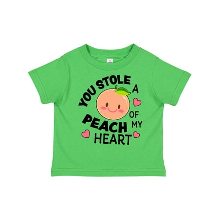 

Inktastic You Stole a Peach of My Heart with Cute Peach Gift Toddler Boy or Toddler Girl T-Shirt