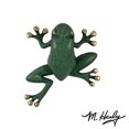 thumbnail image 1 of Michael Healy Designs MH1401 Tree Frog Premium Size Door Knocker, Brass & Blue-Green Patina, 1 of 1