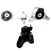 CF Advance Compatible with 12-15 Honda Civic 1.8L Engine Motor and Transmission Mount for Manual Set of 3PCS A65090 A65050 A65056 2012 2013 2014 2015