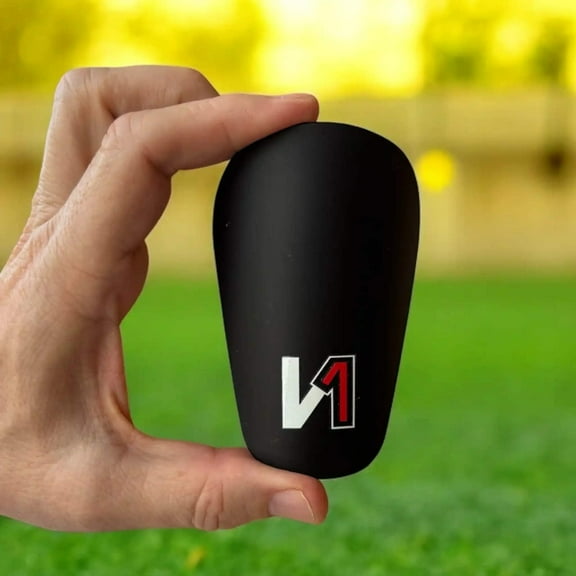 Ultra-Lightweight Black Mini Shin Guards – Tiny Shin Pads, Minimal Bulk