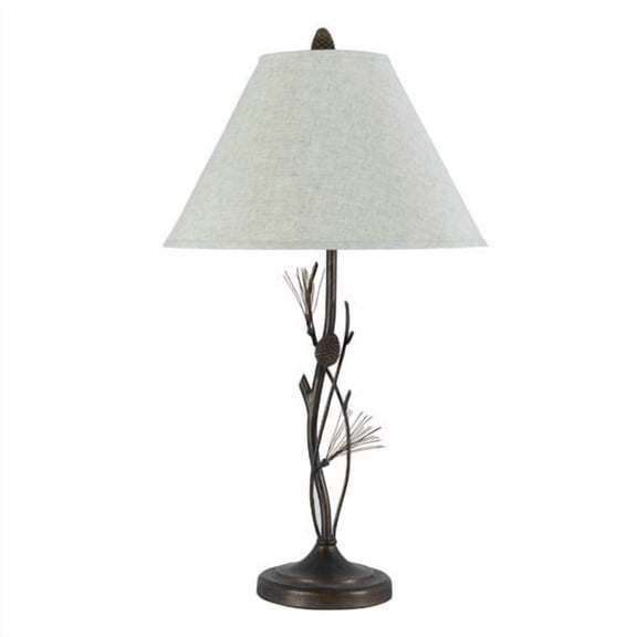 BO-961TB-Cal Lighting-Elizabethe-One Light Table Lamp-6 Inches Wide by 20.3 Inches High