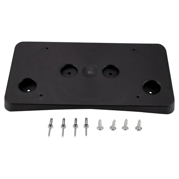 TRQ Front License Plate Bracket Black Fits 2015-2020 Chevrolet Suburban Tahoe BDA04631