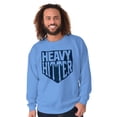 thumbnail image 4 of Heavy Hitter Baseball Fanatic Sports Men's Crewneck Sweatshirt Brisco Brands X, 4 of 6