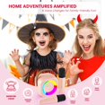 thumbnail image 2 of Karaoke Machine for Kids Adults,Mini Portable Bluetooth Speaker with 2 Wireless Microphone, Karaoke Toys Birthday Gifts for Girls Boys 3-12 Years Old Toddler Toys(Pink), 2 of 7