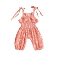 thumbnail image 1 of FOCUSNORM Barboteuse Combinaison à Imprimé Marguerites pour Bébés Filles Barboteuse Combinaison Mode, 1 of 6