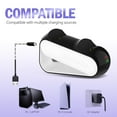 thumbnail image 3 of TERIOS PS5 Controller Charging Station, Charging Dock for PlayStation 5 Controller, 2 Slots for Simultaneous Charging, LED Status Indicator, 3 of 7