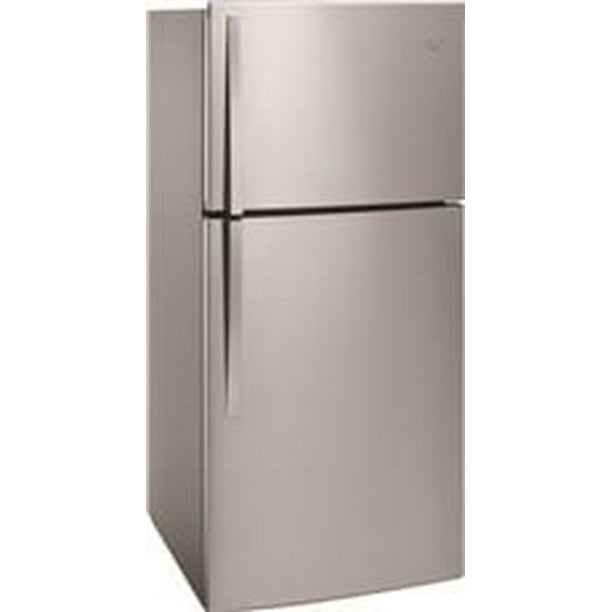 WHIRLPOOL 19 CU. FT. TOPFREEZER REFRIGERATOR, UNIVERSAL SILVER