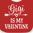 thumbnail image 4 of Inktastic Gigi is My Valentine Boys or Girls Baby Bib, 4 of 4