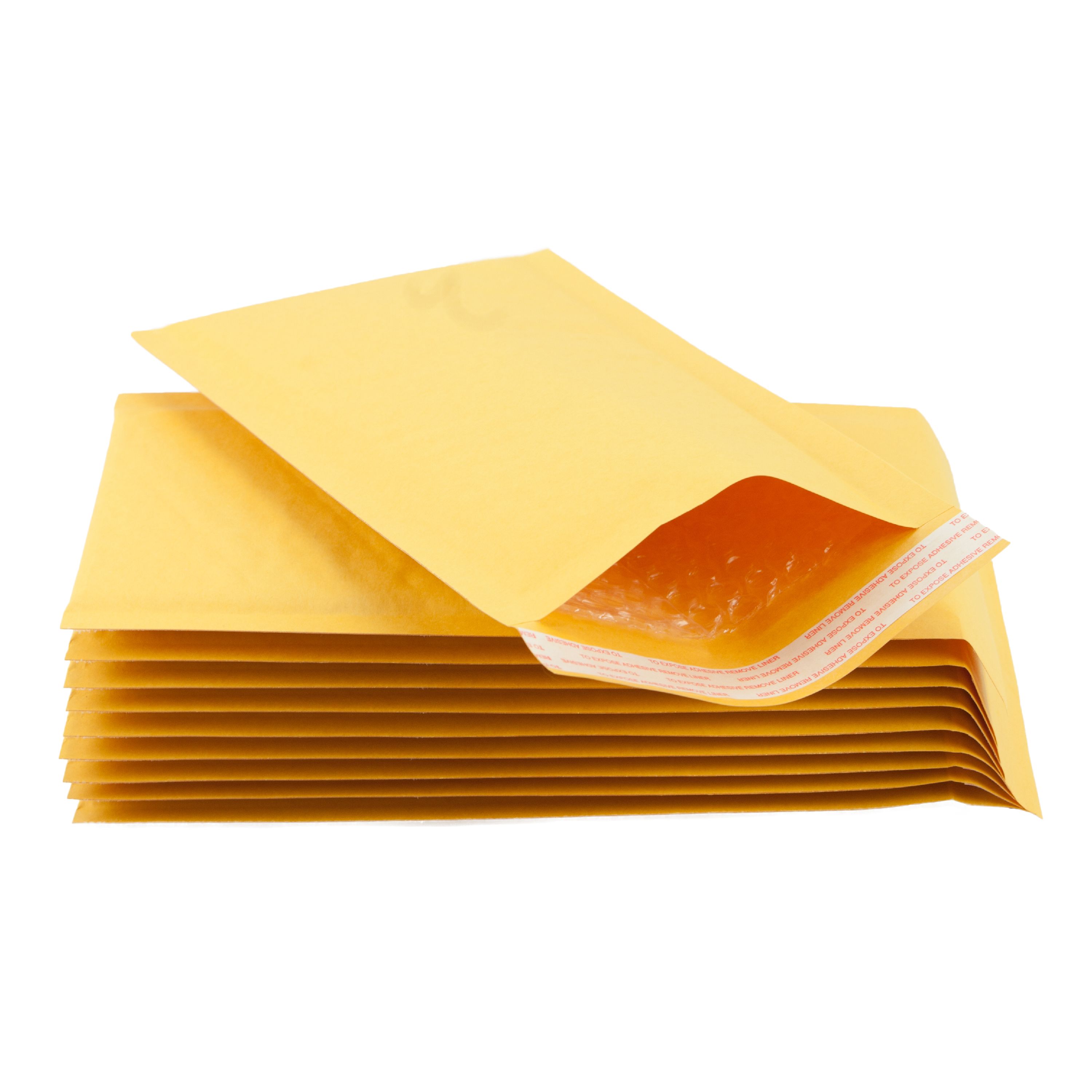 StarBoxes 100 Kraft Bubble Mailers 8.5x14.5" #3 Self-Seal Padded Envelopes