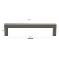 thumbnail image 4 of GlideRite 5-1/16 in. (128mm) Center-Center Solid Square Bar Cabinet Pull, Graphite Gray, 25 Pack, 4 of 4