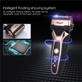 thumbnail image 3 of CkeyiN Men's Electric Shaver, Professional 3 Blades Rechargeable Waterproof Razor Machine with LED Display, 3 of 9
