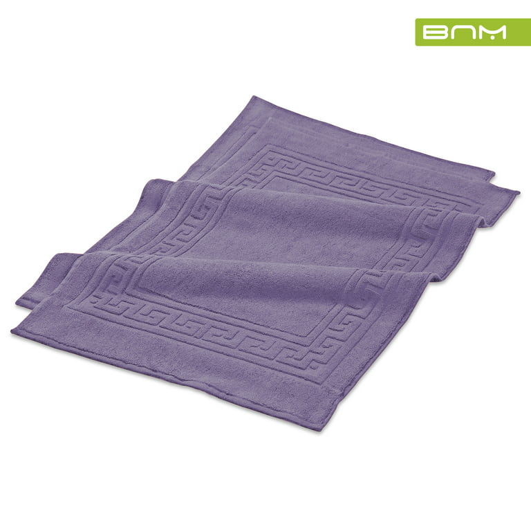 Solid Luxury Premium Cotton 900 GSM Highly Absorbent 2 Piece Bath Towel  Set, Purple by Blue Nile Mills