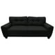 thumbnail image 3 of Sofa El Bazar Store Sidney Lino Negro 3 plazas, Modular, Moderno, Sala, 3 of 5