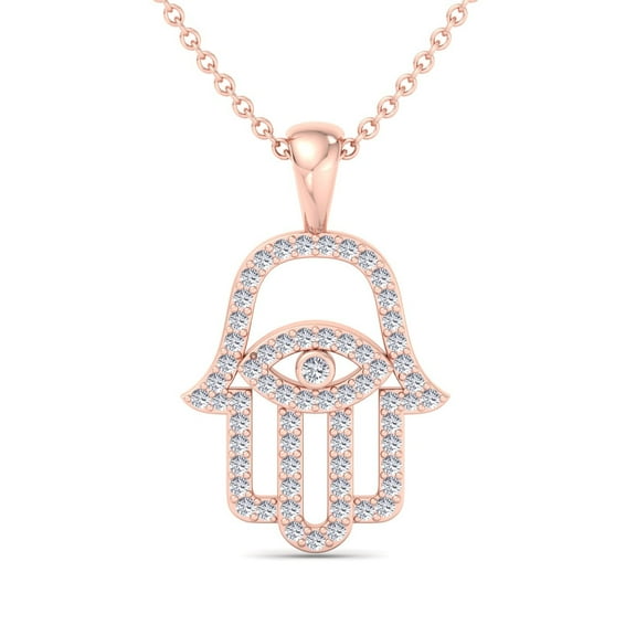 Habib - 1.20CT Diamond Hamsa Pendant Necklace