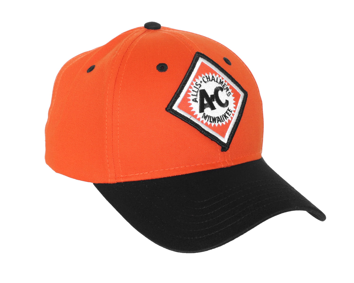 Allis Chalmers Tractor Cap New Logo Black Hat with Barbed Wire Accents Gift 