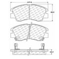 thumbnail image 2 of Centric Parts 102.03490 102 Series Semi Metallic Standard Brake Pad, 2 of 4