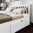thumbnail image 5 of Plank+Beam Queen Bed Frame with Headboard and Storage Drawers, Wooden Adult Platform Bed, 5 of 9