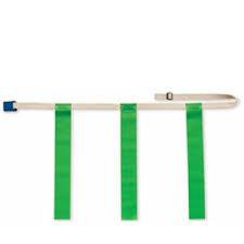 UPC 842569035631 product image for Triple Threat Flag Football Belts-Color:Green,Size:Small | upcitemdb.com