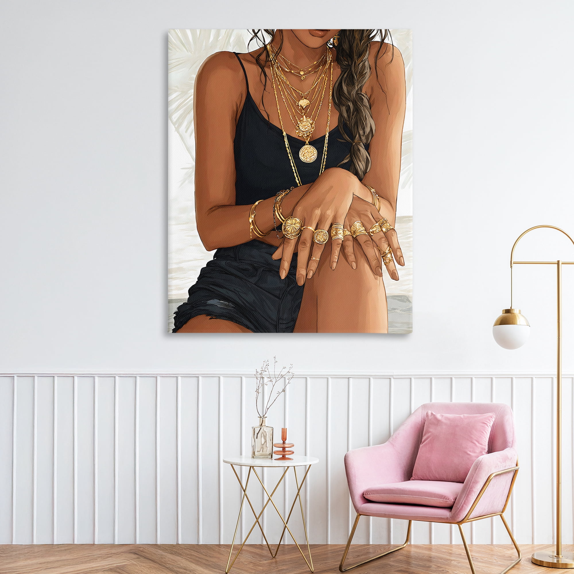 Stupell Industries All The Bling Adornments Canvas Wall Art, design by Franklyn Gregory