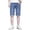 Blue, variant on Knee Length Jean Shorts for Men Summer Lightweight Breathable Straight Leg Stretch Slim Fit Denim Shorts with Pockets