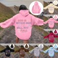 thumbnail image 2 of Ladies Hoodies Fall Pullover Hoodie with Eye Catching Alphabet Design Trendy Oversized Fit Drop Shoulder Design Chandail Femme Beige XXL, 2 of 6