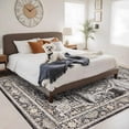 thumbnail image 4 of Alfombra YOUFORTONG 180 x 270 cm, lavable, antideslizante, con estampado floral, 4 of 7