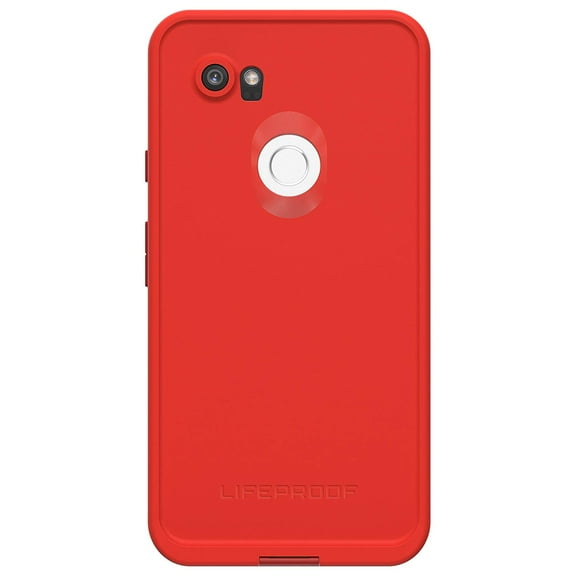 LifeProof FRE Series Protective Waterproof Case for Google Pixel 2 XL - Red