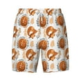 thumbnail image 4 of Lsque Mens Swim Trunks Cute Squirrel Pattern - Bathing Suit Compression Liner - Beach Swim Shorts Swimwear - (S-3XL) - Stretch Quick Dry -Small, 4 of 9