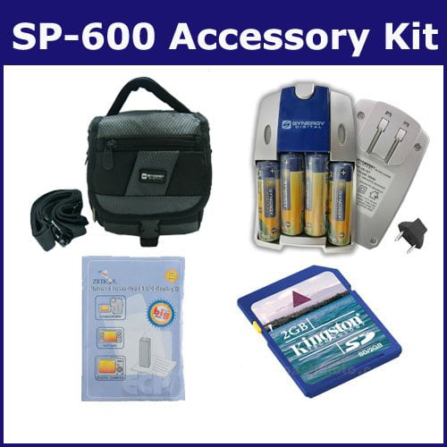 SB251 Charger Olympus SP-600 UZ Digital Camera Accessory Kit includes KSD2GB Memory Card ZELCKSG Care /& Cleaning
