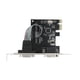 thumbnail image 2 of Tarjeta de expansión serie PCIE de 2 puertos RS232 Adaptador de chip WCH382L de 9 pines para Windows98/98SE/OS X, 2 of 5