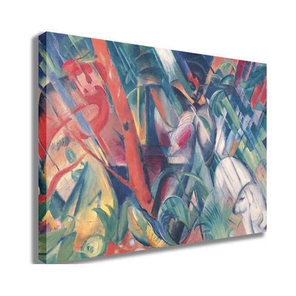 Marc "In the Rain" (1912) Canvas Print