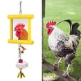 thumbnail image 2 of Bird Mirrors With Metal Bells Cockatiel Parakeet Mirror For Cage Bird Toy Cage D2T0 For Parrot Accessories Conure Swing, 2 of 9