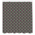thumbnail image 2 of Ambesonne Tulips Shower Curtain, Spring Garden Love Flowers, 69"Wx75"L, Green Pink and Dark Brown, 2 of 4