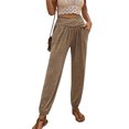 thumbnail image 1 of SUNSIOM Pantalon de Pyjama pour Femmes Doux et Confortable Taille Haute avec Poches Bas de Pyjama Extensible, 1 of 5