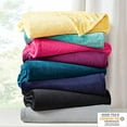 thumbnail image 3 of Intelligent Design Microlight Plush Oversized Blanket, King, Yellow, 3 of 8