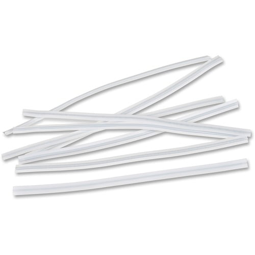 Tatco Reusable Vinyl Twist Ties - 6" Length - Vinyl, Metal - 2000 / Pack | Bundle of 10 Packs