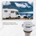 thumbnail image 3 of Shower Hose Valve Shower Faucet Hot & Cold Water Thermostatic Mixer Mixing Valve Suitable for RV and silver, 3 of 5