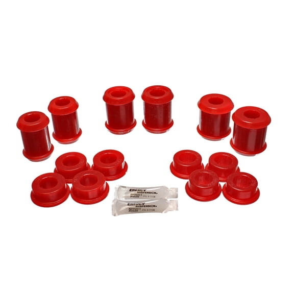 Energy Suspension 04-09 Cadillac XLR/XLR-V / 97-12 Corvette Red Rear End C/A Bushing Set Fits select: 1997-2005,2006-2008 CHEVROLET CORVETTE