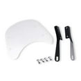thumbnail image 4 of 5"-7" Round Motorcycle Headlight Fairing Windscreen Windshield Universal Custom, 4 of 7