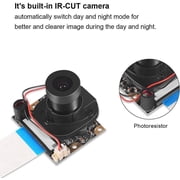 for Raspberry Pi 4 B 3 B+ Camera Module Automatic IR-Cut Switching Day/Night Vision Video Module Adjustable Focus 5MP OV5647 Sensor 1080p HD Webcam for Raspberry Pi 2/3 Model B Model A A+