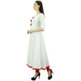 thumbnail image 1 of Bimba Kurti Ethnique Évasée pour Femmes avec Franges, 1 of 2