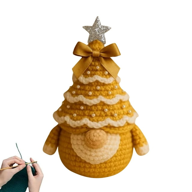 Ornement de Bureau Fait Main au Crochet pour Décorations Festives