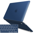 thumbnail image 1 of iBenzer MacBook Pro 15 Inch Case 2018 2017 2016 Release A1990 A1707, Soft Touch Hard Case Shell Cover for Apple MacBook Pro 15 with Touch Bar, Navy Blue, MMP15T-NVBL+1, 1 of 8