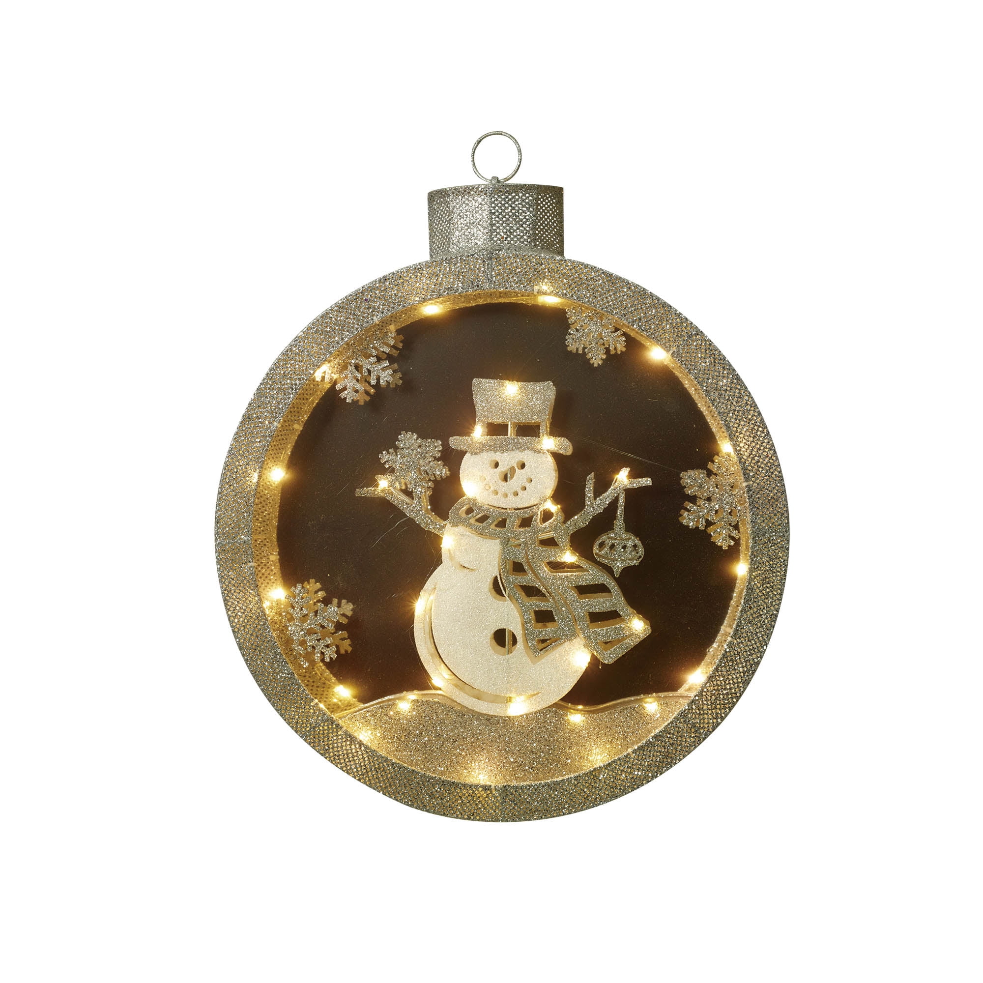 Holiday Time 20” Battery Operated LED Lighted Christmas Ornament with