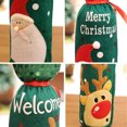 thumbnail image 3 of Toystoory Funda para botella de vino, manga de lentejuelas, muñeco de nieve, alce, botella de vino, ropa, bolsa de champán, fiesta, boda, Año Alce, 3 of 6